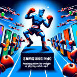 new samsung m40 review